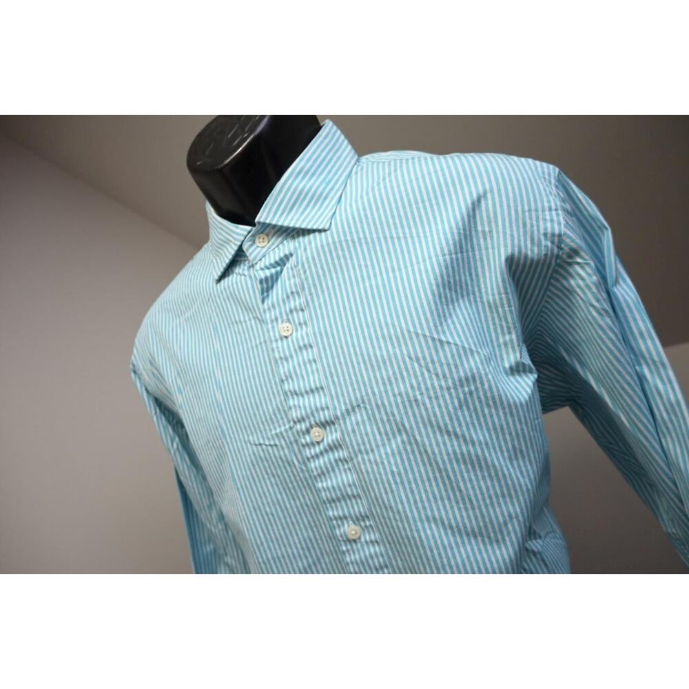 Polo Ralph Lauren Dress Shirt Estate Custom Fit Long Sleeve Striped Mens Size XL